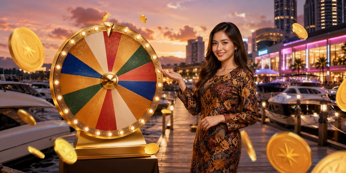 Undian bertuah Malaysia dengan pakaian batik melalui platform 525i